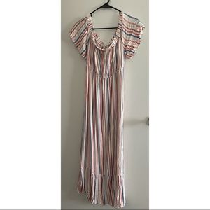 Isabel maternity dress off the shoulder